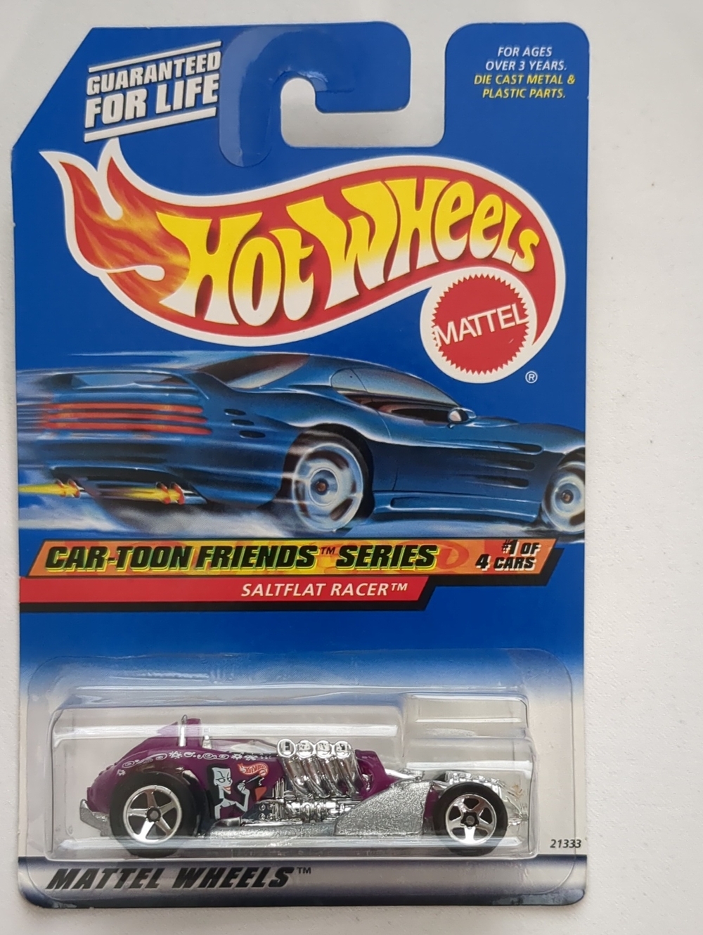 Hot Wheels Car-Toon Friends Series #1/4 Saltflat Racer 1998